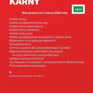 Kodeks karny Zbiór karny PLUS 2026