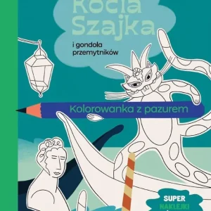 Kocia Szajka i gondola przemytników. Kolorowanka..