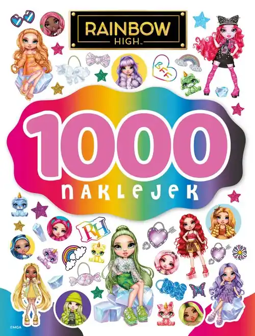 1000 naklejek. Rainbow High