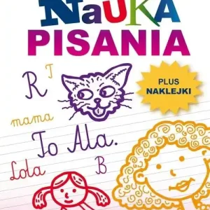 Nauka pisania. Ćw. w kaligrafii cz.1 z naklejkami