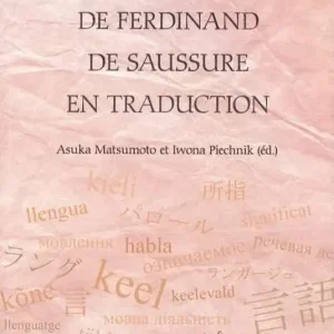 La Terminologie De Ferdinand De Saussure..