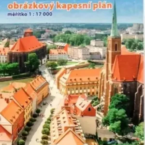 Plan kieszonkowy rysunkowy - Wrocław 1:17000 w.cz