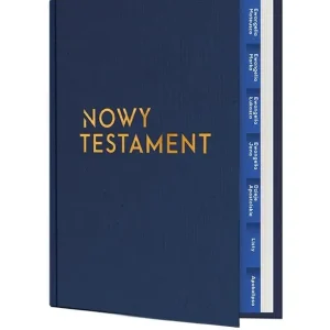 Nowy Testament z paginatorami (160 x 220) tłoczenie złote