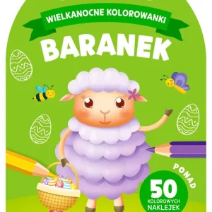 Baranek. Wielkanocne kolorowanki