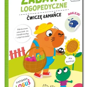 Ćwiczę łamańce. Kapitan Nauka. Zabawy logopedyczne. Kapibara Loguś