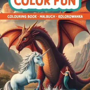 Świat fantasy. Kolorowanka. Malbuch. Colouring book