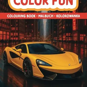 Auta. Kolorowanka. Malbuch. Colouring book