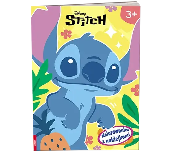 Disney Stich. Kolorowanka z naklejkami