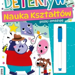 Detektyw. Nauka kształtów. Piszę i zmazuję