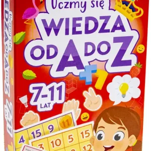 Gra Uczmy się Wiedza od A do Z IQ Bingo