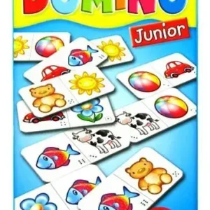 Gra Domino Junior w metalowej puszce