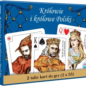 Karty 2 x 55 Królowie i królowe Polski