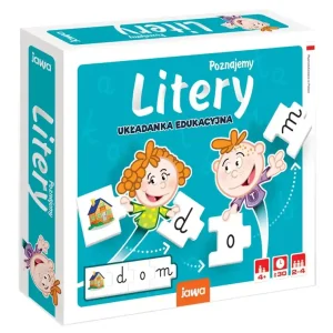 Poznajemy Litery Litery - układanka edukacyjna