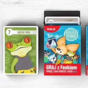 Gra Graj z Fenkiem. Memo / Gra Piotruś / Fiszki angielskie