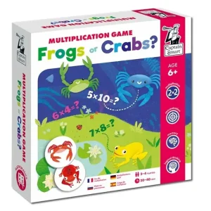 Captain Smart. Frogs or Crabs? Multiplication Game