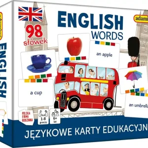 English words - językowe karty edukacyjne