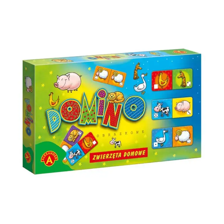 Domino obrazkowe Zwierzęta domowe