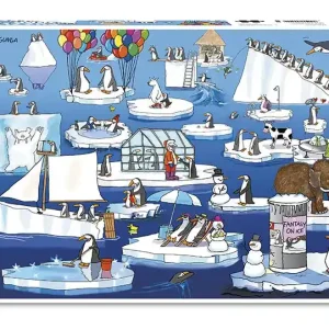 Puzzle 1000 Gunga Życie na Antarktyce