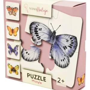 Puzzle 4 elementowe Motyle