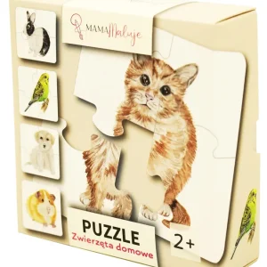 Puzzle 4 elementowe Zwierzęta domowe