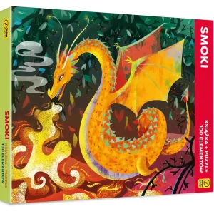 Książka i puzzle Smoki 100 elementów
