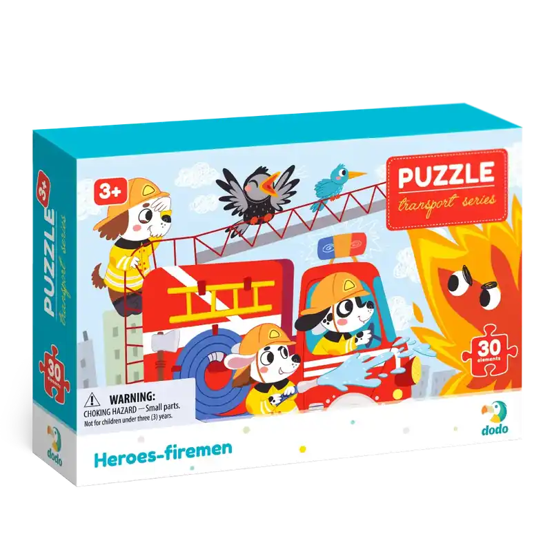 Puzzle 30 Profesje Bohaterscy strażacy DOP300372