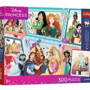 Puzzle 300 Disney Cudowny bal + plakat TREFL