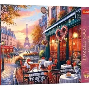 Puzzle 500 Love Story: Miłość w Paryżu TREFL