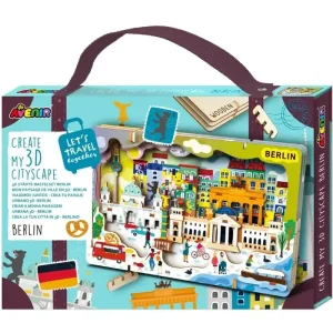 Stwórz pejzaż miejski Berlin - puzzle drewniane 3D