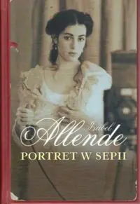 Allende Isabel Portret w sepii.
