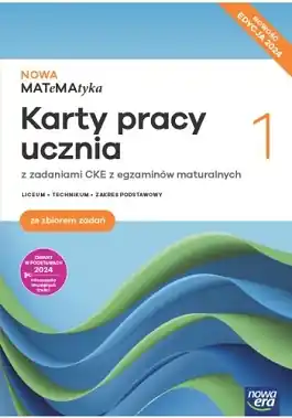 Nowa matematyka 1. Karty pracy. Zakres podstawowy. Edycja 2024