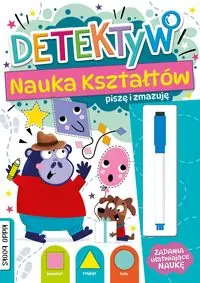 Detektyw nauka kształtów. Piszę i zmazuję